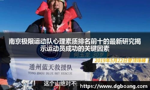南京极限运动队心理素质排名前十的最新研究揭示运动员成功的关键因素